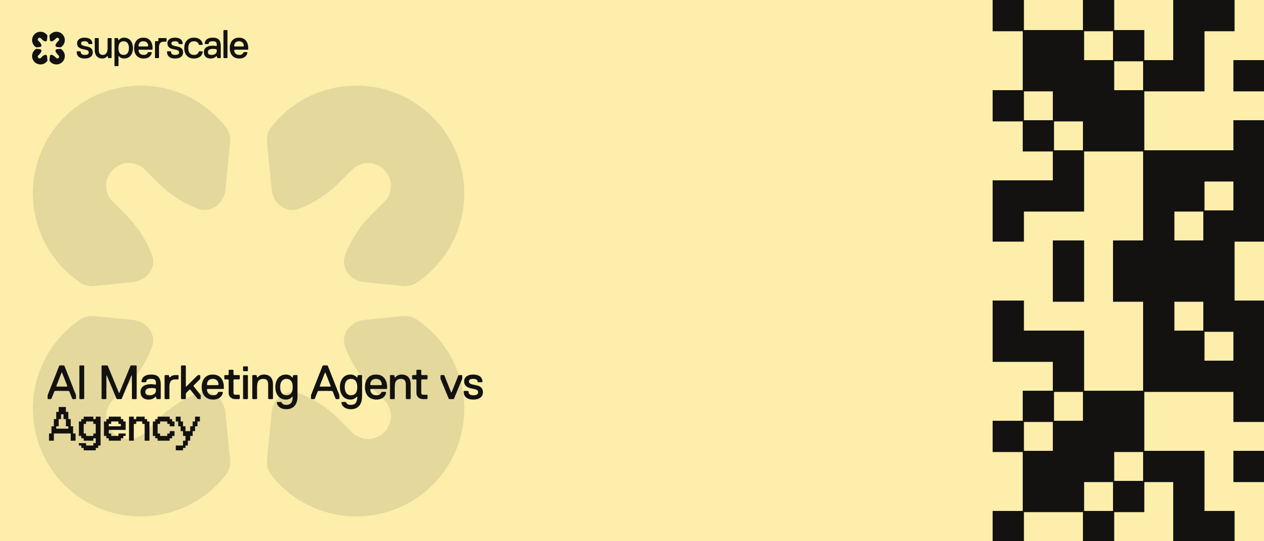 AI marketing agent versus a traditional agency for ecommerce paid social, compared on cost, creative volume and control